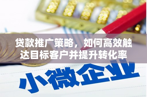 富源贷款推广策略，如何高效触达目标客户并提升转化率