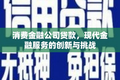 富源消费金融公司贷款，现代金融服务的创新与挑战