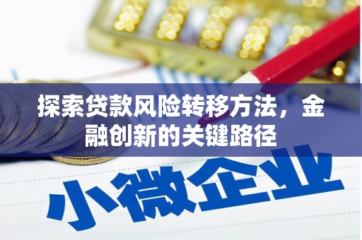 富源探索贷款风险转移方法，金融创新的关键路径