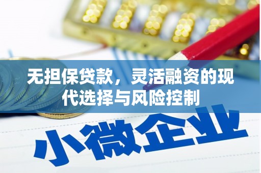 富源无担保贷款，灵活融资的现代选择与风险控制