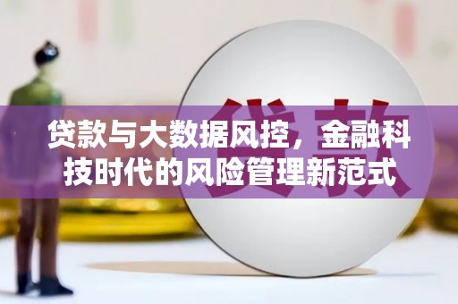 富源贷款与大数据风控，金融科技时代的风险管理新范式