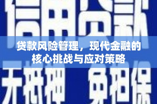 富源贷款风险管理，现代金融的核心挑战与应对策略