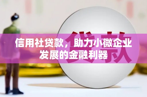 富源信用社贷款，助力小微企业发展的金融利器