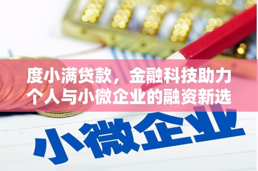 富源度小满贷款，金融科技助力个人与小微企业的融资新选择