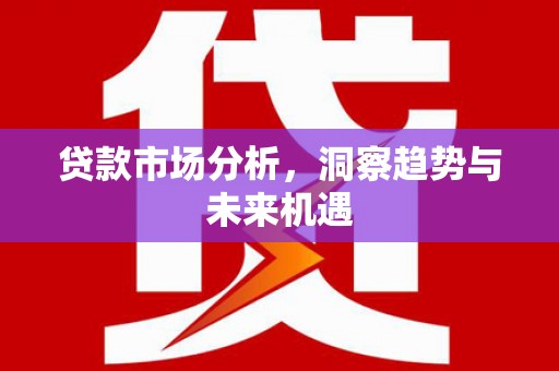 富源贷款市场分析，洞察趋势与未来机遇