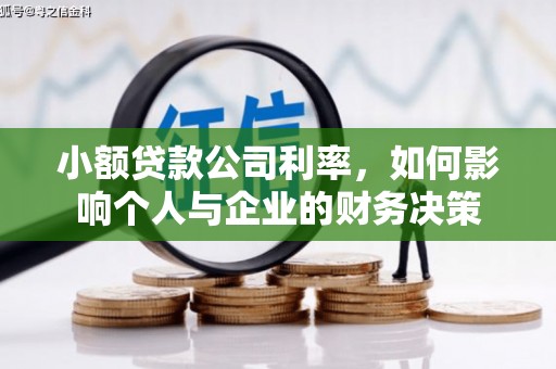 富源小额贷款公司利率，如何影响个人与企业的财务决策