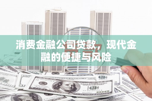 富源消费金融公司贷款，现代金融的便捷与风险
