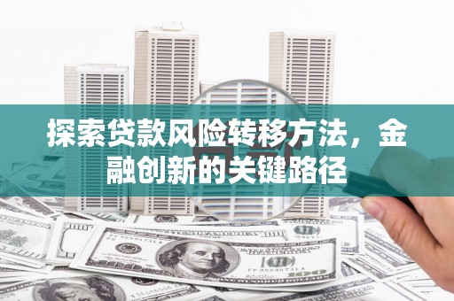 富源探索贷款风险转移方法，金融创新的关键路径