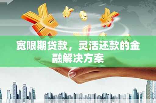 富源宽限期贷款，灵活还款的金融解决方案