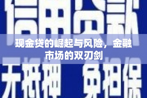 富源现金贷的崛起与风险，金融市场的双刃剑
