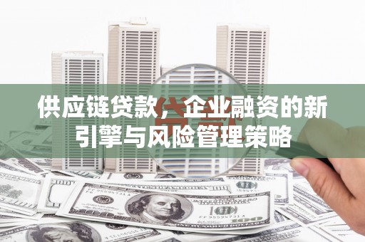 富源供应链贷款，企业融资的新引擎与风险管理策略