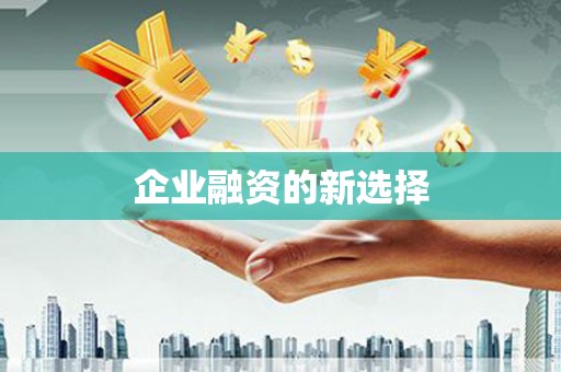 富源企业融资的新选择