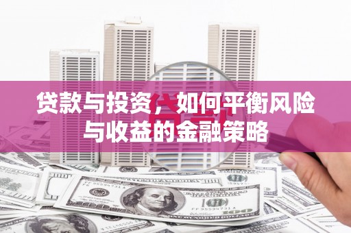 富源贷款与投资，如何平衡风险与收益的金融策略